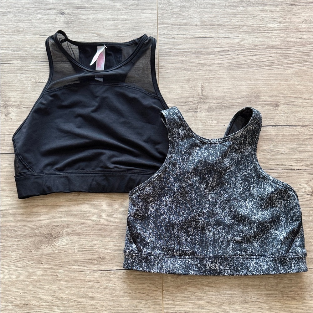 VSX Black and Gray Sports Bra Duo
